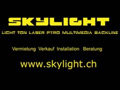 Skylight. Licht, Ton, Multmedia, Laser.
