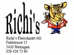 Richi's Fleischmärt AG, Wettingen.